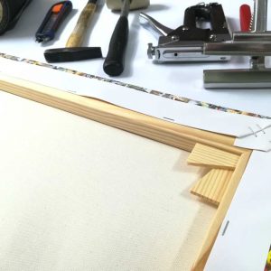 Fotomosaik-Wandbild aus Fotos auf Leinwand