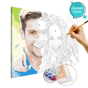 Malen nach Zahlen eigenes Foto Bild Geschenk fuer Geliebte